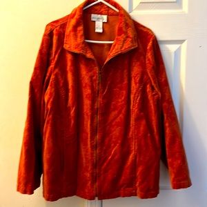 Great burnt orange blazer / jacket for fall and Halloween